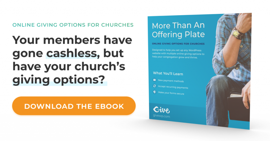 Your members have gone cashless, but have your church's giving options? Download the More Than an Offering Plate eBook.